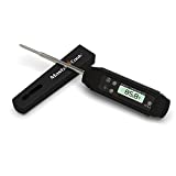 MASTER COOK Pocket Meat Thermometer Instant Read, Mini, Black