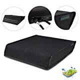 eXtremeRate Black Horizontal Dust Cover for PS4 Pro Console, Soft Neat Lining Dust Guard for PS4 Pro Console, Anti Scratch Waterproof Cover Protector Sleeve for Playstation 4 Pro Console