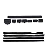 for PS4 PRO Dust-Proof Pack Kits Screen Dust Prevention Cover Case Mesh Jack Stopper Pack Kits for Sony Playstation 4 PS4 PRO Gaming Console Mesh Jack Stopper Pack Kits