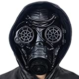 Steampunk Gothic Submarine Gas Mask,Black Masquerade Mask For Halloween Costume Party/Phantom Of The Opera/Mardi Gras Ball