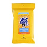 Wet Ones for Pets Delicate Clean Puppy Cleaning Wipes with Oatmeal | Mild & Soothing Puppy Grooming Wipes in Tropical Splash Scent, Wipes with Wet Lock Seal | 30 Ct Pouch Dog Wipes (FF12845)