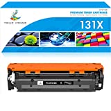 TRUE IMAGE Compatible Toner Cartridge Replacement for HP 131A 131X CF210A CF210X Pro 200 Color M251nw MFP M276nw M251n M276n M276 M251 Printer Ink (Black, 1-Pack)