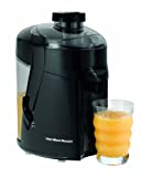 Hamilton Beach HealthSmart Juicer Machine, Compact Centrifugal Extractor, 2.4 Feed Chute for Fruits and Vegetables, Easy to Clean, BPA Free, 400W, Black