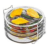 EVIESKENT Dehydrator Rack, Dehy Rack For Ninja Foodi Accesories, Pressure Cooker and Air Fryer 6.5 Quart & 8 Quart - Food grade stainless steel