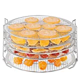 Dehydrator Stand for Ninja Foodi Accessories 6.5 qt 8 qt Stainless Steel Dehydrating Rack for Fruits Vegetable Beef Jerky and Make Dehydrated Treats for Pets