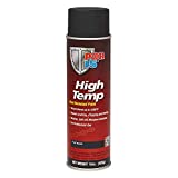 POR-15 High Temperature Paint - Flat Black - 15 fl. Oz. - High Heat Resistant Paint - Withstands Temperatures Of 1200°F | Weather & Moisture Resistant