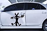 Wile E Coyote Vinyl Dent Fix hitting wall decal Sticker cars truck window sticker splat graphic MADE IN USA SUPPORT SMALL BUSINESS READ DESCRIPTION AND BULLET POINT BEFORE BUYING