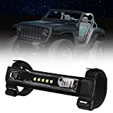 UTV Interior Dome Light LZHOU TECH Universal Roll Bar Mount for LED Light Utility Roll Cage Light w/Switch Courtesy Light Interior Dome Light for ATV RZR Can-Am Truck Polaris Car Off Road- Black