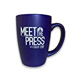 Meet the Press with Chuck Todd Ceramic Mug, Blue 16 oz - Official Mug As Seen On NBC News