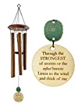 Top Selling Memorial Gift 28 Inch PCP Sympathy Wind Chime Copper Patina Listen To the Wind Circle In Sympathy After Loss in Memory of a loved one by Weathered Raindrop