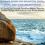 Ultimate Sounds for Relaxation, Focus, Study, Deep Sleep, and Motivation: Ten Soothing Sounds Bundle: Ocean, Nature, Coffee Shops, Meditation and White Noise