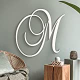 SALE 12-36 inch A-Z Single Letter Curved Font Wooden Monogram - Vine Room Decor Nursery Decor Wooden Monogram Wall Art Large Cursive Wood Monogram Wall Hanging LARGE