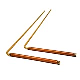 MyDeal Solid Copper and Brass Dowsing Rods with Smooth Movement for Tracing Spiritual Energy Chi, Ghost Hunting, Water Divining, Finding Gold, Locating Lost Items or Answering Questions!