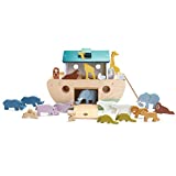 Tender Leaf Toys Noahs Wooden Ark  Animal Shape Sorter  Christian Religion and Bible Story Based Educational Fun - Social, Creative, and Imaginative Play  Ages 3+