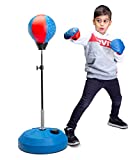 TechTools Punching Bag for Kids, Ages 3 - 8 Years Old - Includes Kids Boxing Gloves - Kids Boxing Set with Stand, Height Adjustable, Boy Toys, Gifts Idea for Boys and Girls