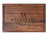 Custom Monogrammed Cutting Board, Personalized Custom Wedding Cutting Board, Wooden Wedding Anniversary Gift, Handmade in the USA