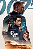 No Time To Die - James Bond 007 - Movie Poster (Regular Style With Credits) (Size: 24" x 36")