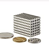 HAOYOYU 150Pieces Brushed Nickel Pawn Type Magnetic Push pin, Refrigerator Magnet, Office Magnet, Dry Erase Board Magnetic Needle, whiteboard Magnet, Round Stainless Steel Magnet, 3x3mm 150 Pieces