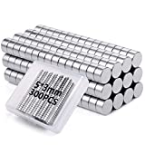300Pcs 5x3mm Refrigerator Magnets Small Magnets Push Pins Fridge Tiny Magnets, Office Whiteboard Magnets Mini Magnets