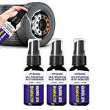 XYWY 3Pcs Rust Remover Spray Multi-Purpose Instant Rust Remover Car Detailing and Kitchen Home Cleaning Tool 30ml