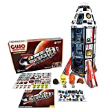 GUJO Adventure Mars Mission Rocket, Kids STEM Building Toys Set (2.5 ft. Tall) Space Toy Rocket Ship - STEM Learning Toy for Boys & Girls Ages 7-11+ Great Gift for Kids (240+ Pieces)