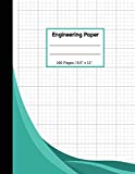 Engineering Paper: 100 Quad Ruled, 8.5" x 11" Notebook Pad - Engineer Computations Professional and Students Graph Paper