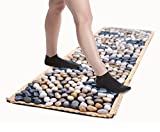 LQLMCOS Natural Foot Massage Mat Acupressure Mat Foot Acupoint Relaxation Reflexology Yoga Mat Acupoint Mat for Acupressure Relaxes Tiredness of The Muscle Health Gift for Parents (Style B)