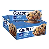 Quest Nutrition Blueberry Muffin Protein Bars, High Protein, Low Carb, Gluten Free, Keto Friendly, 12 Count