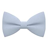 Babies Classic Pre-Tied Bow Tie Formal Solid Tuxedo, by Bow Tie House (Small, Pastel Blue)