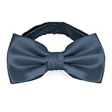 TieMart Premium Bow Tie (Dusty Blue)