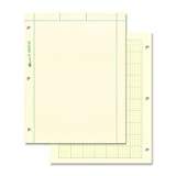 National Computation Pad, 5 x 5 Quad Ruling and Unruled, 8.5" x 11", 100 Sheets (42382)