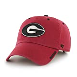 '47 NCAA Georgia Bulldogs Ice Clean Up Adjustable Hat, One Size, Red