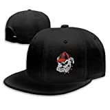 Georgia Bulldogs Logo Snapback Flat Bill Baseball Cap Men's Hat Adjustable