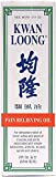 Kwan Loong Pain Relieving Medicated Oil, 2 oz.  Muscle Relief Menthol Oil  Recommended for Back Pain, Arthritis, Shoulders, Knee, Joint Discomfort, & Neck Pain  Sore Muscle Massage Oil