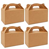 Moretoes 36 Pack Brown Goodies Boxes Dessert Boxes Treat Boxes Gable Boxes Kraft Party Favor Boxes Birthday 6 x 3.5 x 3.5 Inches