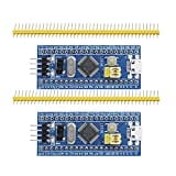 Aideepen 2pcs 40pin STM32F103C8T6 ARM STM32 SWD Minimum System Board Micro USB Development Learning Board Module