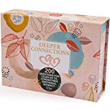 Deeper Connections: Card Game for Couples | 200 Meaningful Conversation Starters to Connect & Reconnect | Fun Conversation Cards for Couples to Improve Emotional Intimacy & Build Strong Relationships.