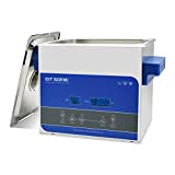 3L Ultrasonic Cleaner, 304 Stainless Steel Professional Ultrasonic Cleaners with Digital Timer & Heater for Jewelry Watch Glass Circuit Board Dentures Small Parts Dental Instrument