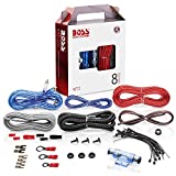 BOSS Audio Systems KIT2 8 Gauge Amplifier Installation Wiring Kit - A Car Amplifier Wiring Kit Helps You Make Connections and Brings Power To Your Radio, Subwoofers and Speakers