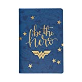 Wonder Woman x Erin Condren (College Ruled Layout) Lined Journal 5.75" x 8.25" - Be The Hero Cover. Great for Taking Notes, Creative Writing, Journaling, and More