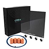 Creality Ender 3 Glass Bed Upgraded 235x235x4mm, with Capricorn Premium XS Bowden Tubing 1M,4pcs Heatbed Silicone Leveling Column Mounts and Clips for Ender 3/3 Pro/3v2 3D Printer