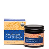 Motherlove Diaper Balm (1 oz) Organic Herbal Diaper Rash CreamCloth Diaper Safe, Zinc Oxide- & Petroleum-FreeIdeal Diaper Bag Size