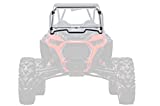 SuperATV Scratch Resistant Flip Down Windshield for 2018+ Polaris RZR XP Turbo S | 2019+ RZR XP 4 Turbo | Switch Between a Full and Half RZR Windshield | 1/4" Polycarbonate | Hard Coated | USA Made!