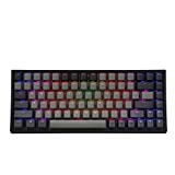 EPOMAKER EP84 84-Key RGB Hotswap Wired Mechanical Gaming Keyboard with PBT Dye-subbed Keycaps for Mac/Win/Gamers (Gateron Blue Switch, Grey Black)