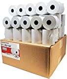 BuyRegisterRolls 1-Ply 3" x 165' Bond (50 Rolls) 48 GSM Receipt Paper POS Cash Register Impact, SP700, tmt-u220b Kitchen Printer Paper