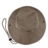 Gelante 100% Cotton Stone-Washed Adjustable Bucket Safari Boonie Sun Hats