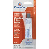 Permatex 81730 Flowable Silicone Windshield and Glass Sealer, 1.5 oz.