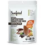 Sunfood Superfoods Chocolate Superfood Smoothie Mix- Organic. 8 oz Bag