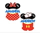 Personalized Mickey and Minnie Mouse Magnet for Disney Cruise Stateroom Door