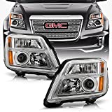 ACANII - For 2010-2015 GMC Terrain SUV Projector Headlights Headlamps Assembly Pair Replacement Driver & Passenger Side